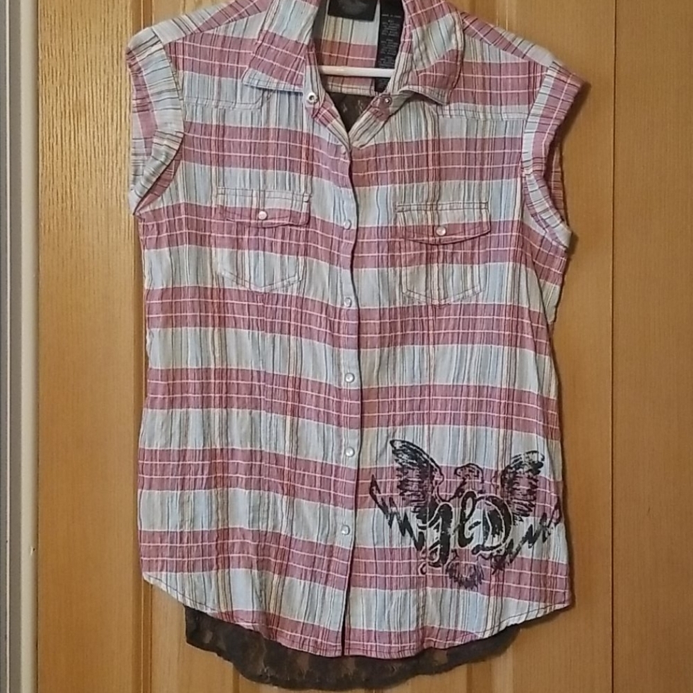 Harley cotton laceback shirt